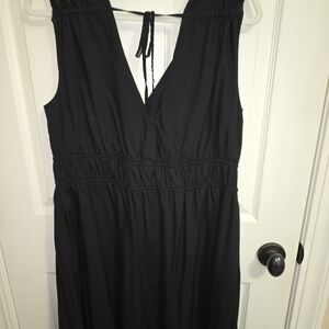 Time and Tru Elegant Black Blouse